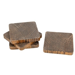 4/Set Square Wooden Coasters