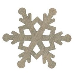 Festive Winter Snowflake Bowl Filler 1.5" 3 Asstd.