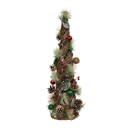 Christmas Woodland Pine Cone Tree Large