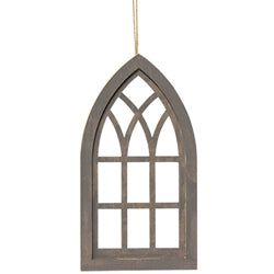 *Church Window Ornament - 2 Asstd