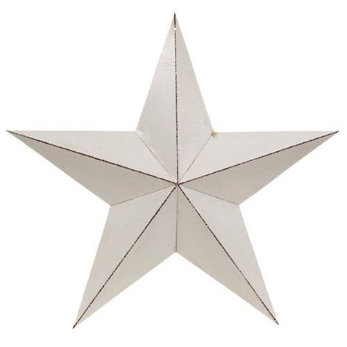 Antique White Barn Star 18"