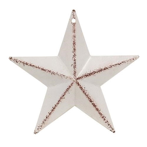 Antique White Barn Star 3.5"