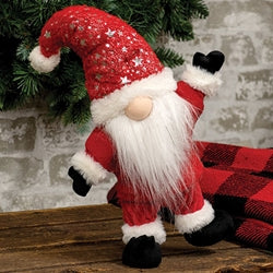 Red Santa Star Hat Gnome Standing