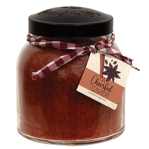 Cranapple Toddy Papa Jar Candle 34oz