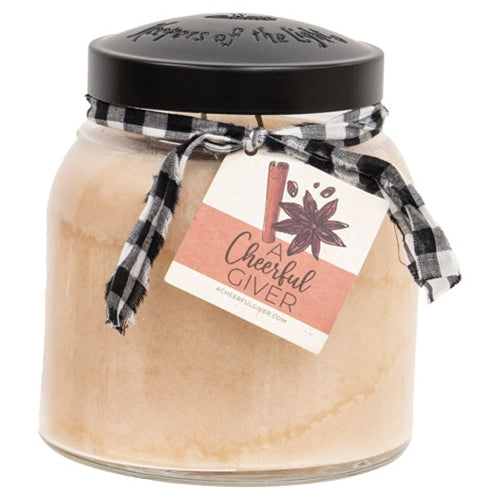 Chai Tea Latte Papa Jar Candle 34oz