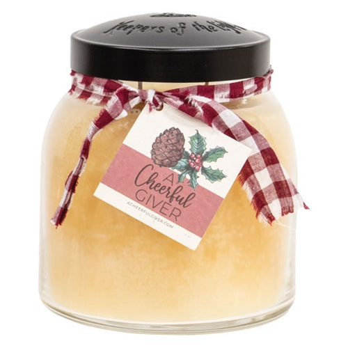 Toasted Eggnog Papa Jar Candle 34oz