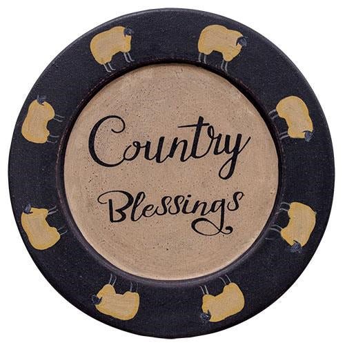 Country Blessings Sheep Plate