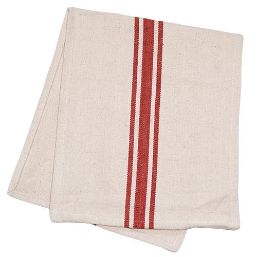 Grain Sack Red Stripe Long Runner