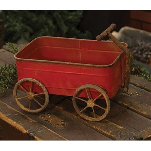 Rustic Red Wagon