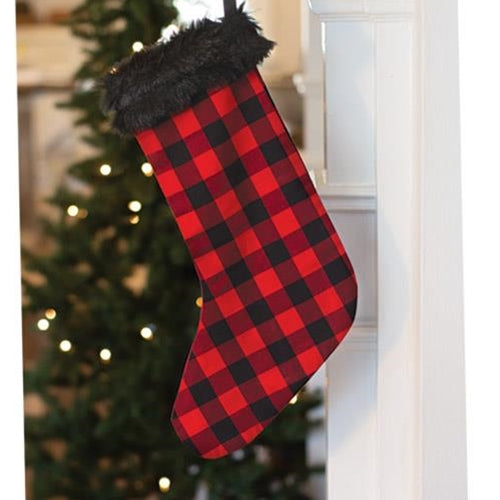 Red Buffalo Check Stocking