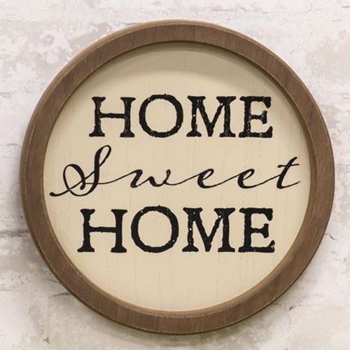 Home Sweet Home Circle Frame