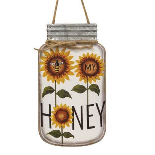 Bee My Honey Mason Jar Sign