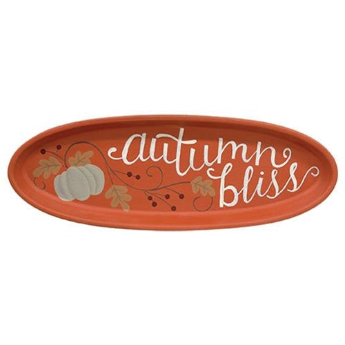 Autumn Bliss Oval Tray