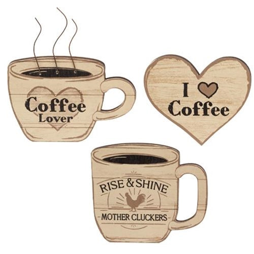 3/Set Coffee Lover Magnets