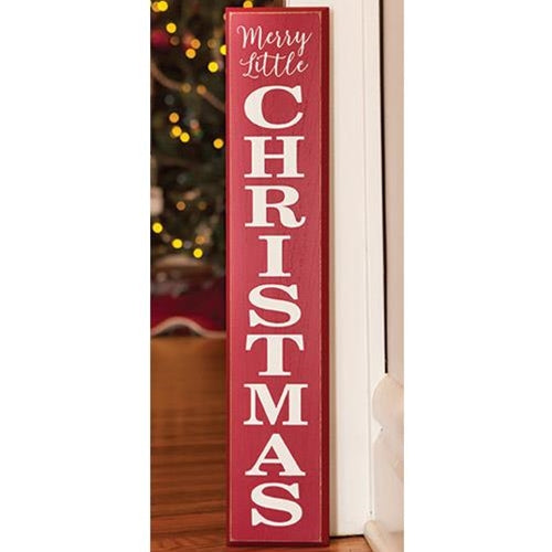 Red Merry Little Christmas Sign