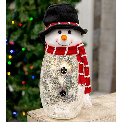 Light Up Top Hat Snowman