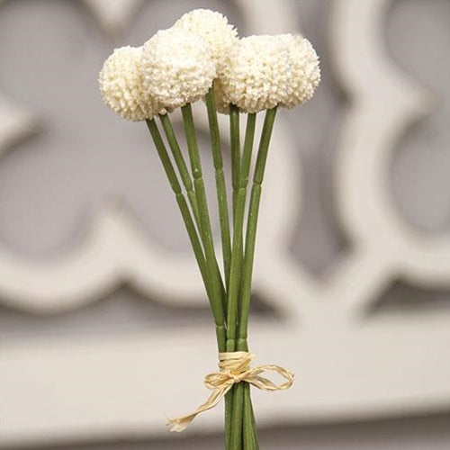 White Billy Ball Bouquet