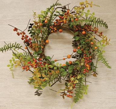 Fall Berry Cluster Wreath