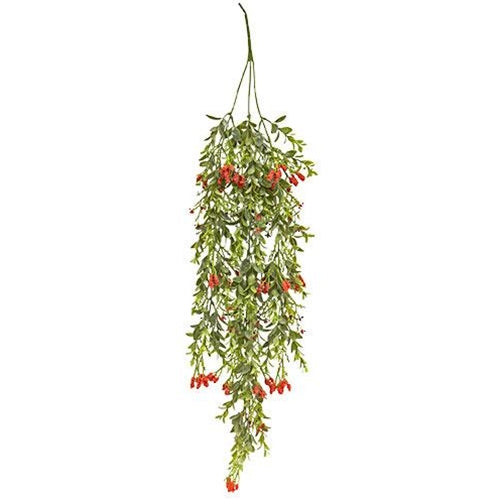 Nottingham Berry Hanging Vine Red