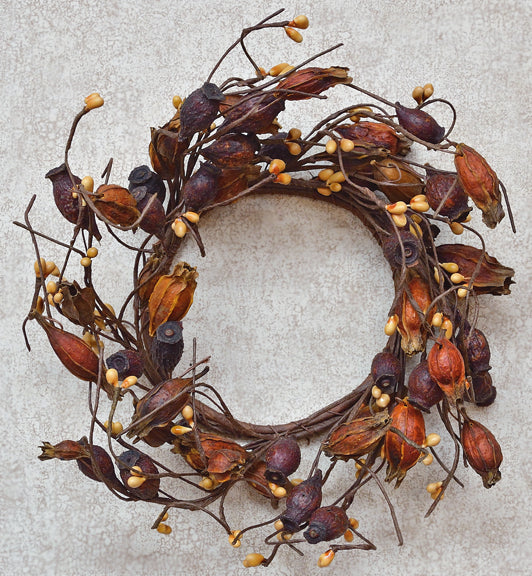 Dried Rose Hip Wreath