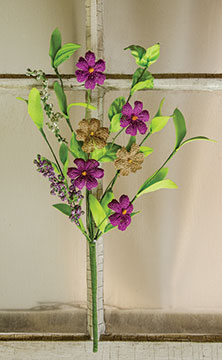 Burlap Violet Pick