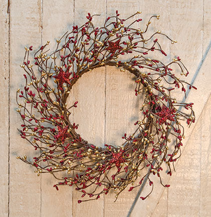 B&G Holiday Stars 14" Wreath