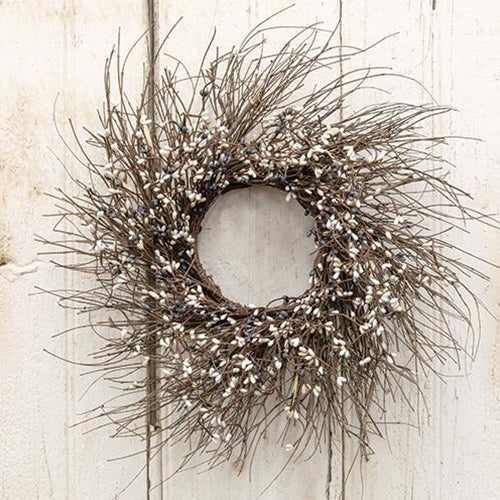 Farmhouse Mix Pip Twig Wreath 16"