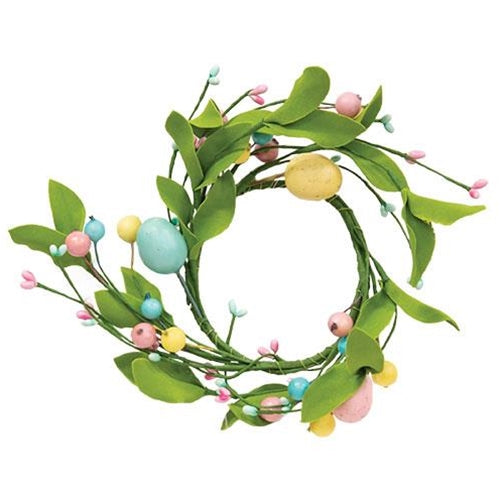 Easter Eggs & Herb Leaves Ring