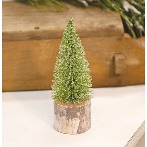 Iced Foxtail Pine Tree 6"