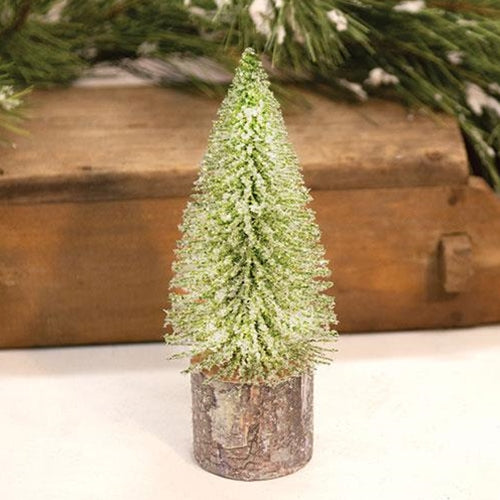 Iced Foxtail Pine Tree 8"