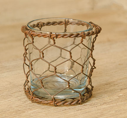 Chicken Wire Votive Holder