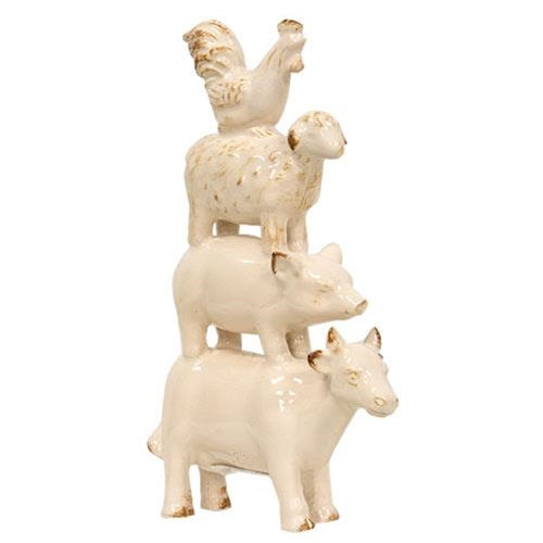 Farm Animal Resin Stack