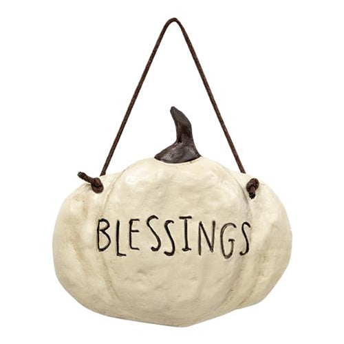 Resin Blessings Pumpkin Hanger