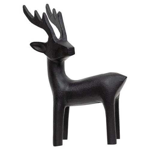 Cast Iron Standing Reindeer Figurine