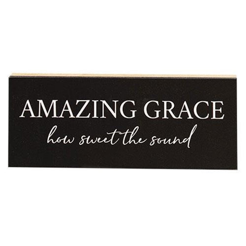 Amazing Grace Shelf Sitter 10" x 4"