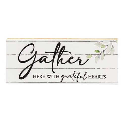 Gather Here Shelf Sitter 10" x 4"