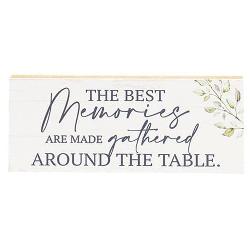 The Best Memories Shelf Sitter 10" x 4"