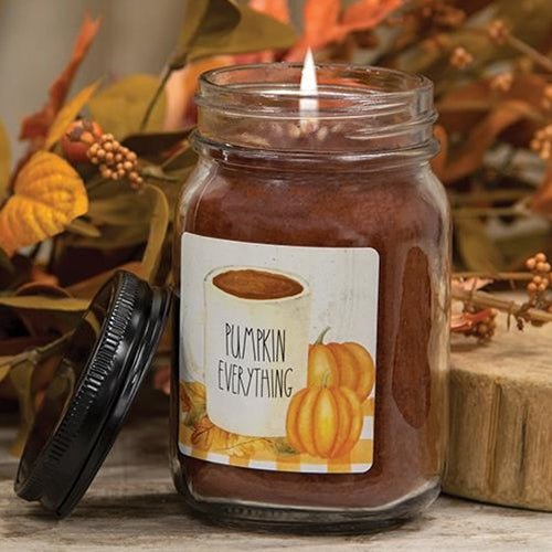 Pumpkin Everything Pumpkin Spice Pint Jar Candle