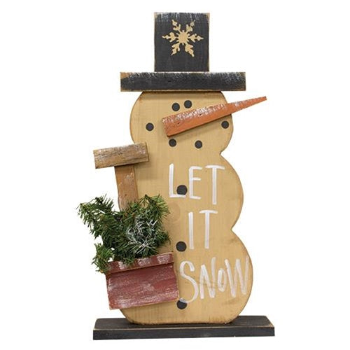 Let It Snowman w/Shovel On Base