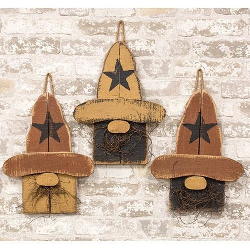 Rustic Hanging Fall Pallet Gnome 3 asstd.