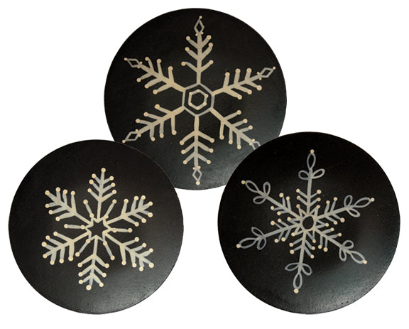 Snowflake Plate 3 Asstd.