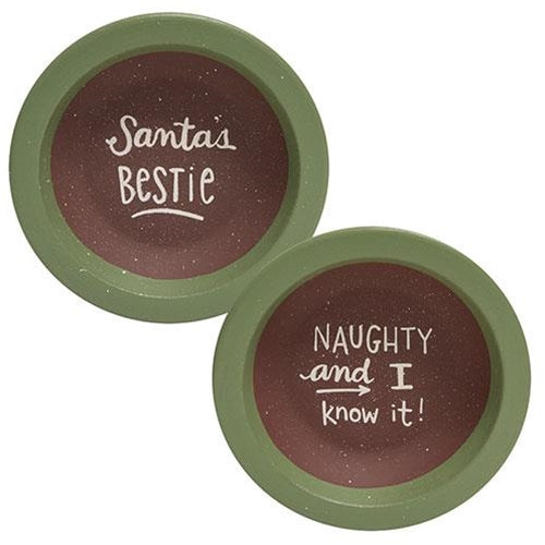 Santa's Bestie Dish Cup 2 Asstd.