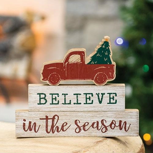 3/Set Believe In the Season Truck Stackers