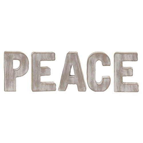 5/Set Peace Cutout Letters