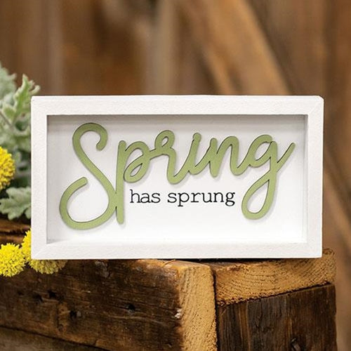 Spring Has Sprung Shadowbox Frame