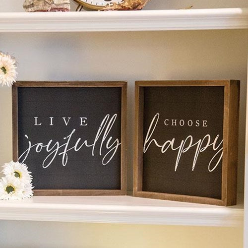 Choose Happy Chalkboard Look Frame 2 Asstd.