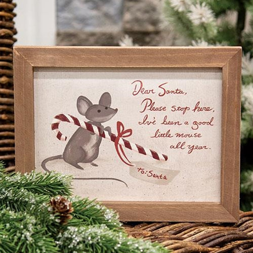 To Santa Mouse Frame