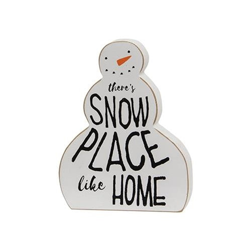 3/Set Snow Place Like Home Snowman & Blocks