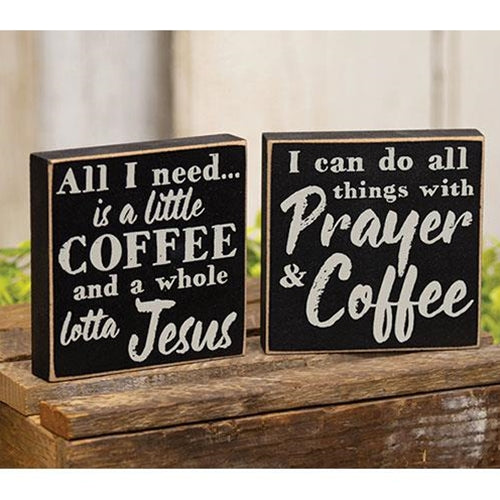 Coffee & Prayer Square Block 2 Asstd.