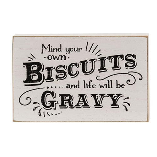 Mind Your Own Biscuits Block